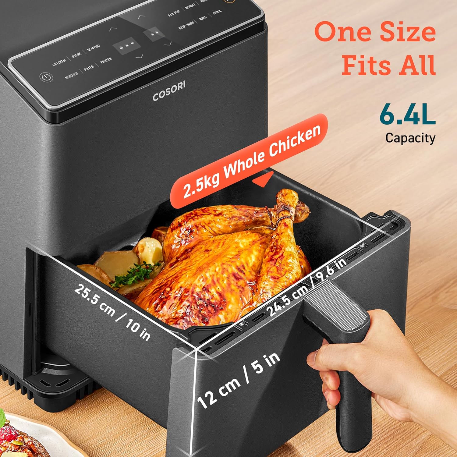COSORI Dual Blaze 6.4L Smart Air Fryer