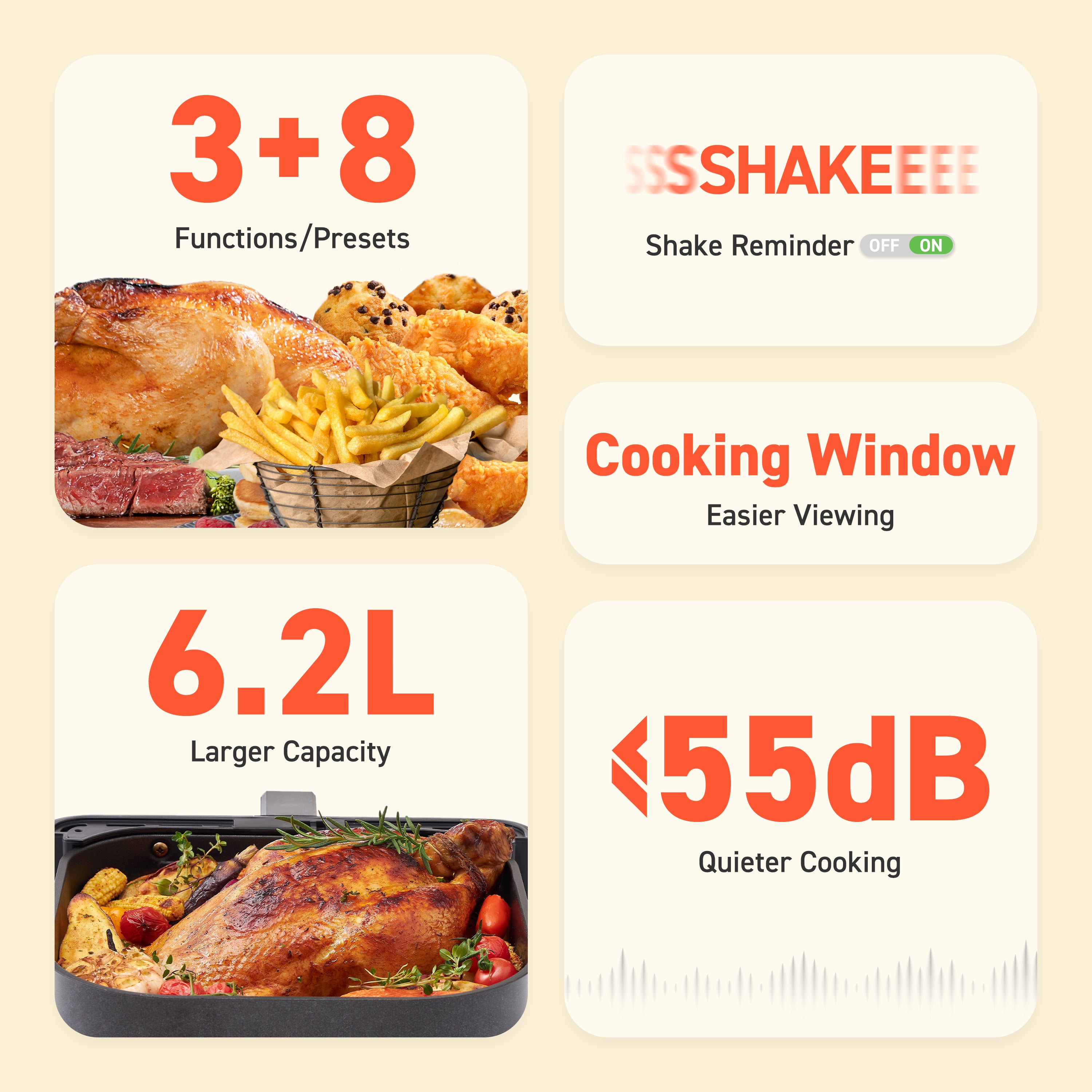 COSORI Premium II Plus 6.2-Litre Air Fryer