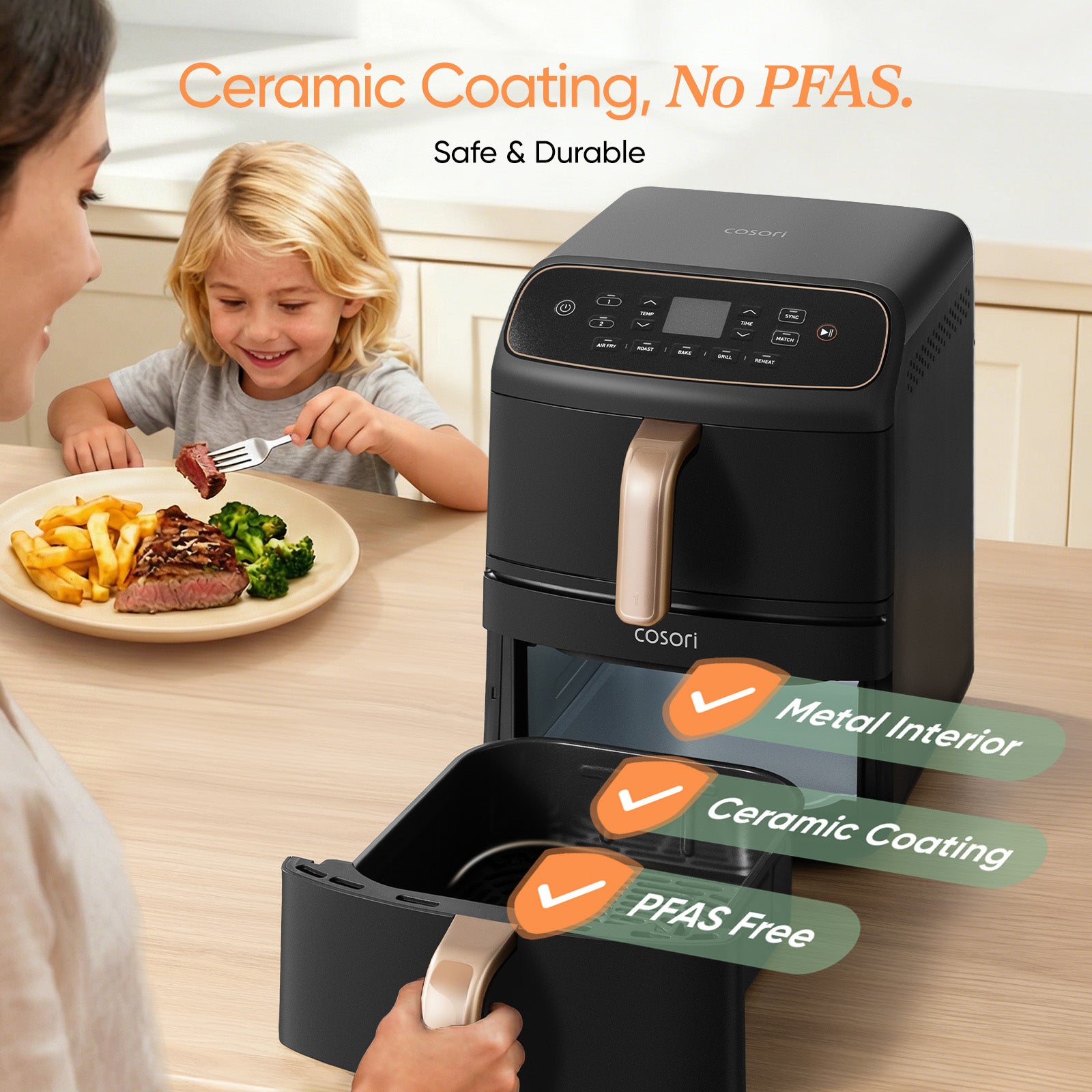 COSORI Turbo Tower™ Compact 8.6-Litre Air Fryer