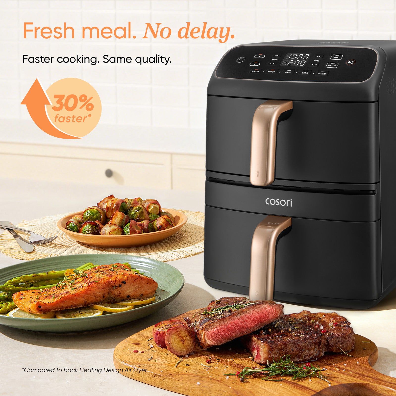COSORI Turbo Tower™ Compact 8.6-Litre Air Fryer