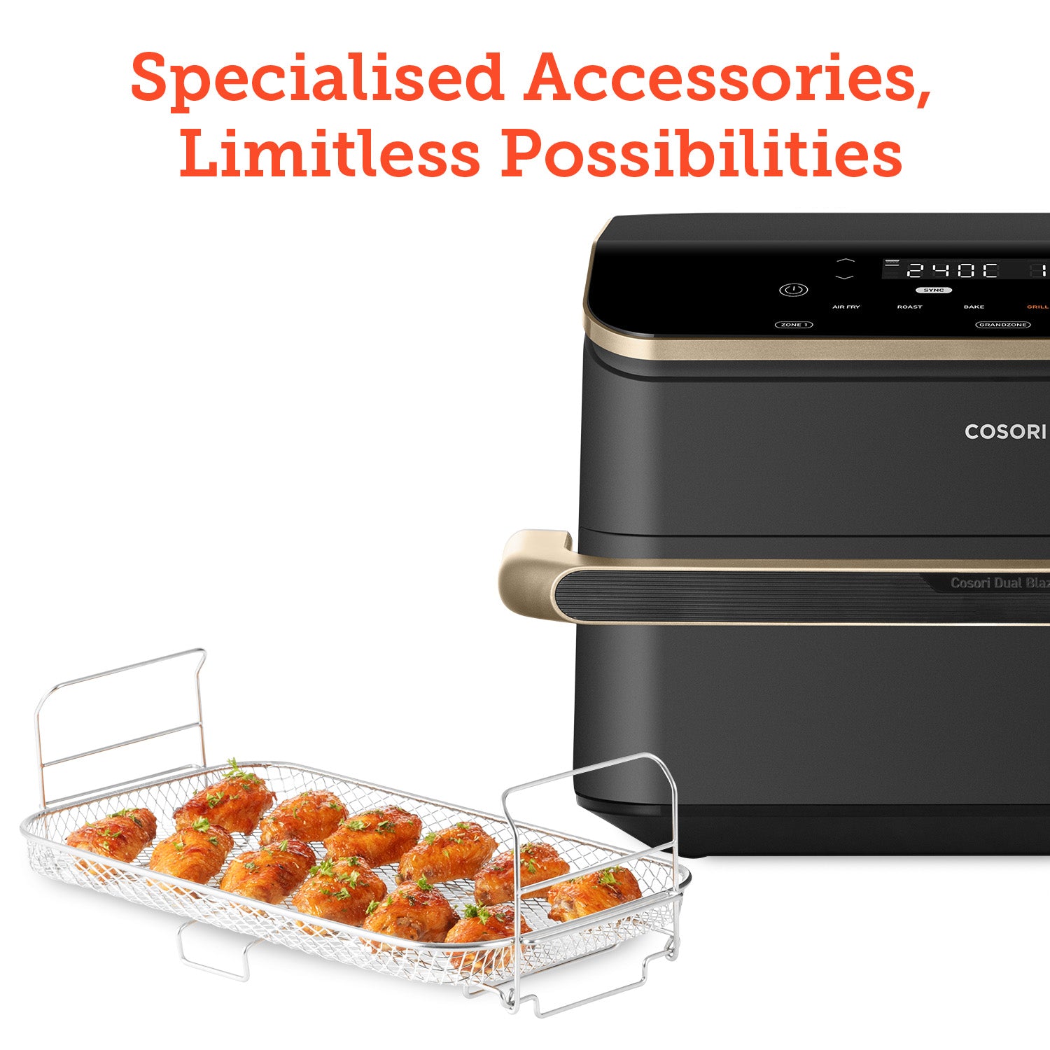 COSORI Dual Blaze TwinFry 10-Litre Air Fryer