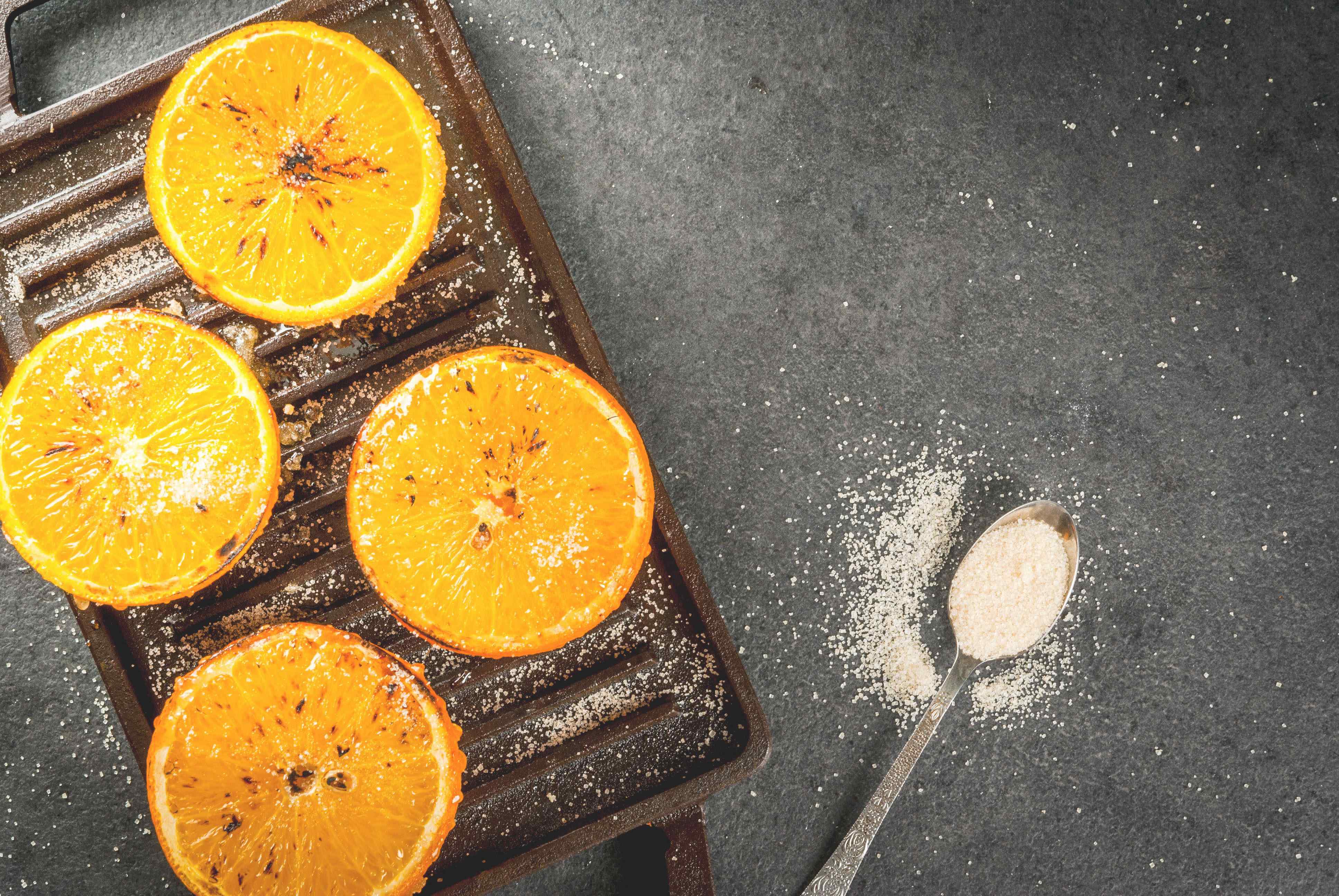 Caramelized Oranges with Yogurt