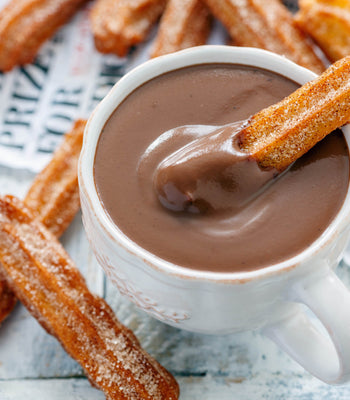 Churros with Mexican Chocolate Sauce