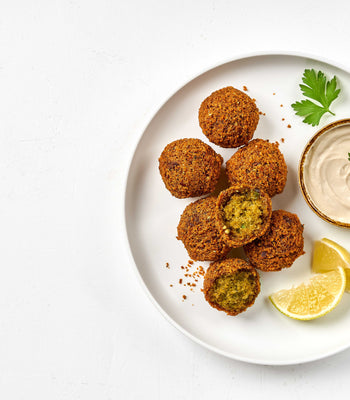 Easy Falafel with Lemon-Tahini Sauce