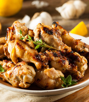 Mega Garlicky Chicken Wings