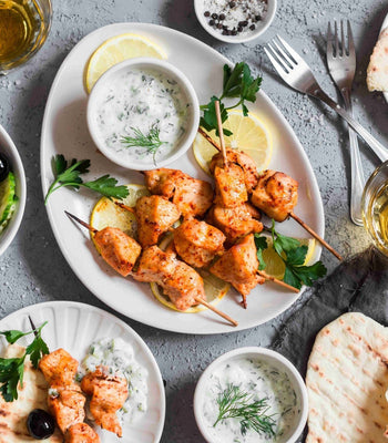 Yogurt Chicken Skewers