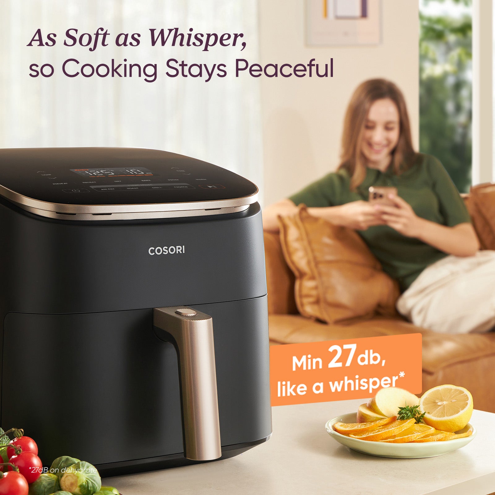COSORI TurboBlaze 6L Air Fryer with 5-Speed Fan