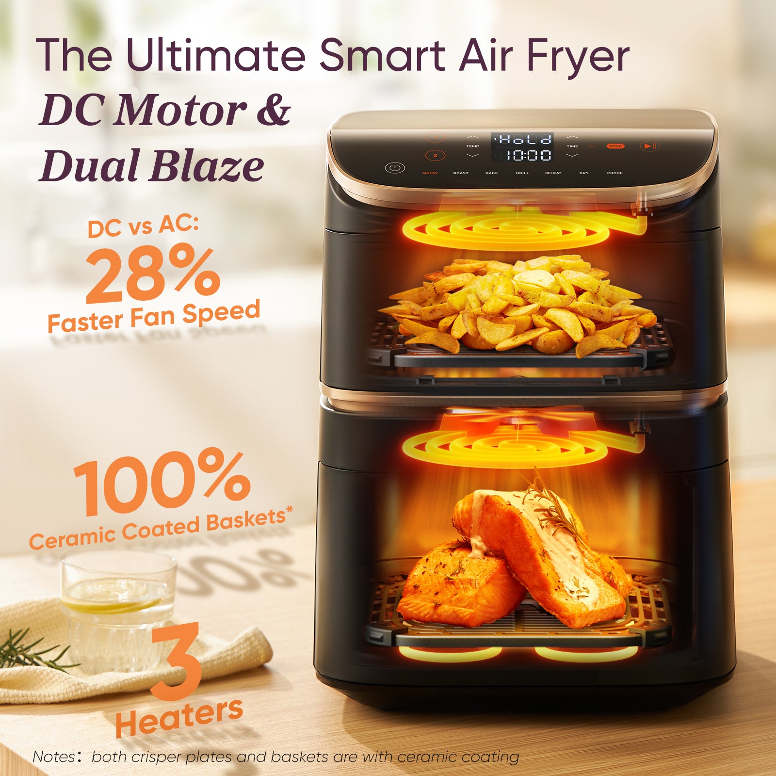 COSORI Turbo Tower™ Pro 10.8-Litre Smart Air Fryer