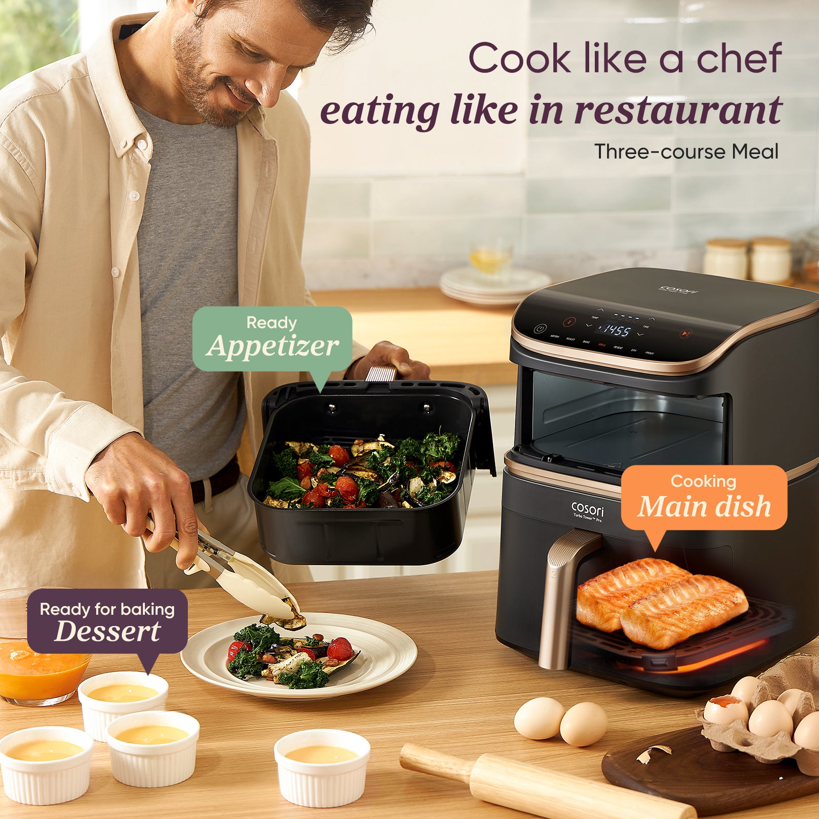 COSORI Turbo Tower™ Pro 10.8-Litre Smart Air Fryer