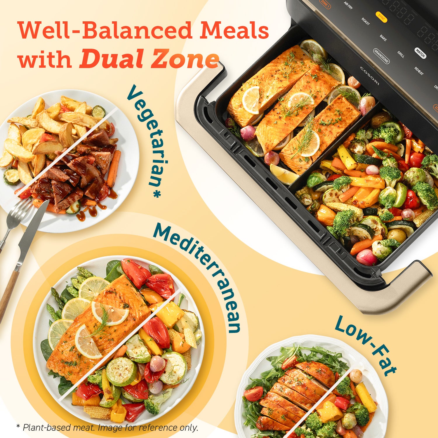 COSORI Dual Blaze TwinFry 10-Litre Air Fryer