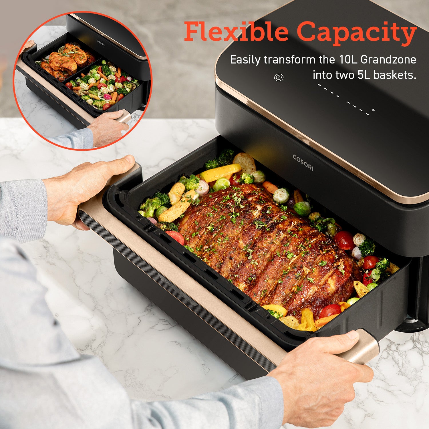 COSORI Dual Blaze TwinFry 10-Litre Air Fryer