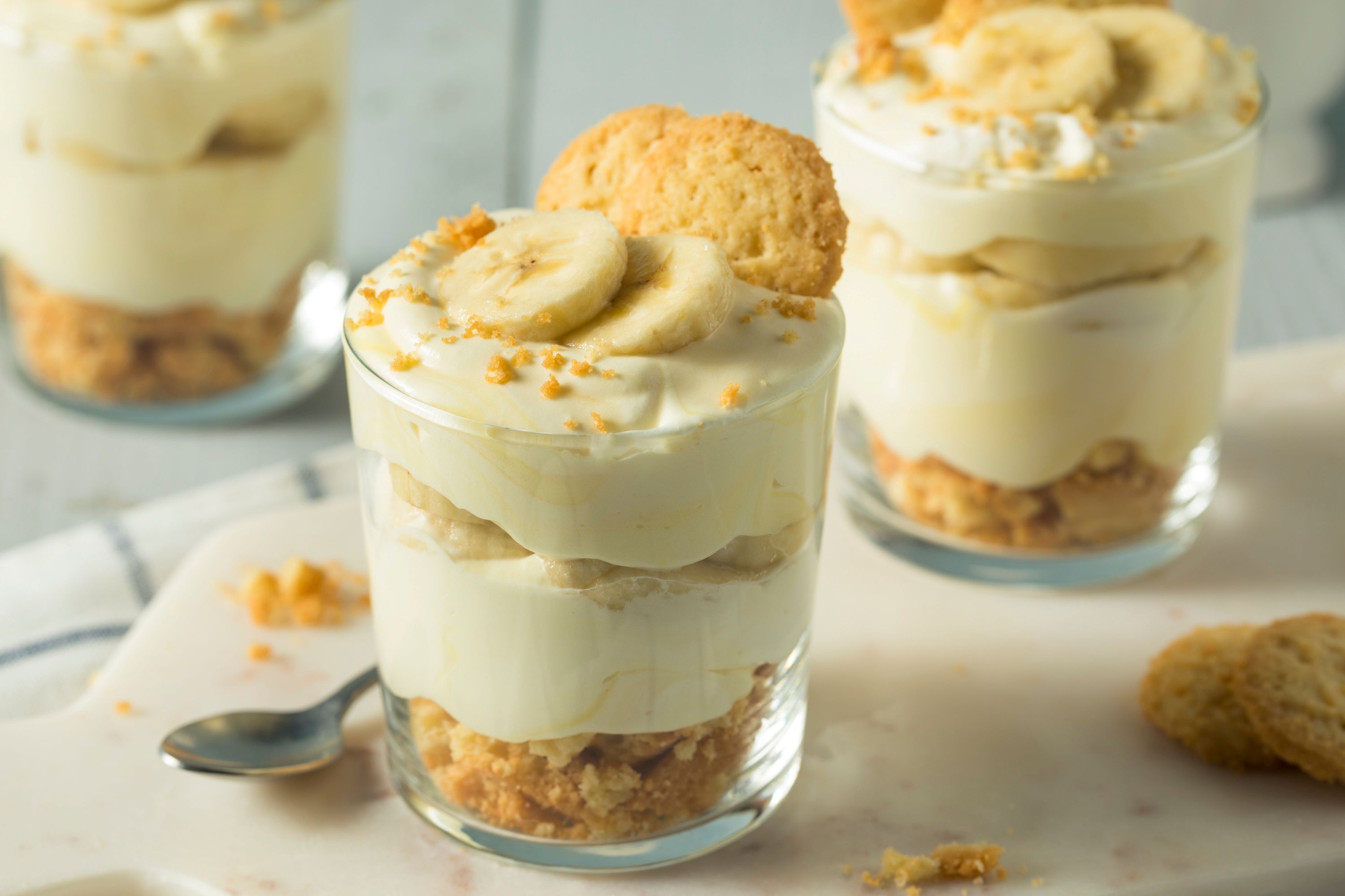 Caramelized Banana Pudding Cups