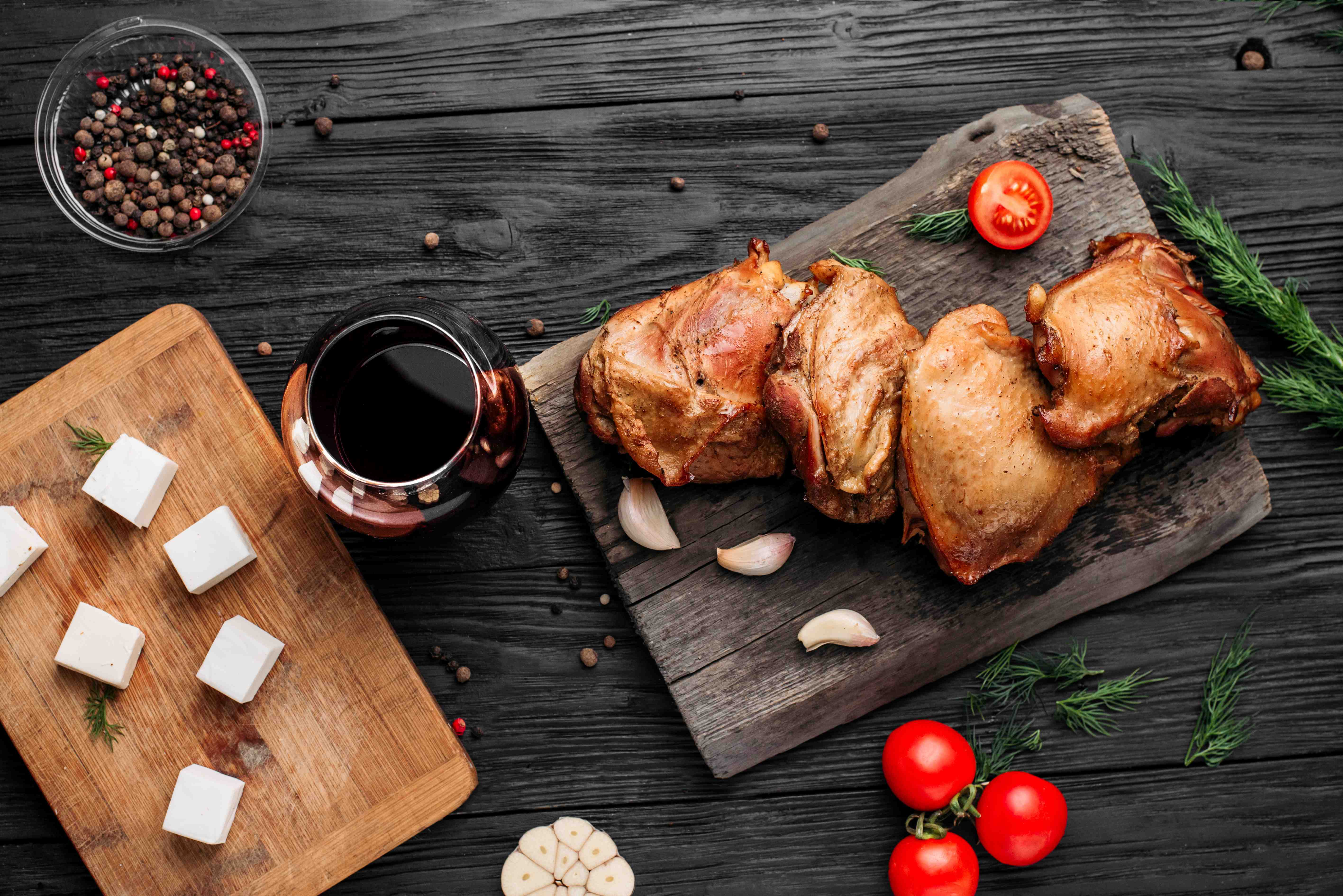 Chicken Thighs with Tomato Butter