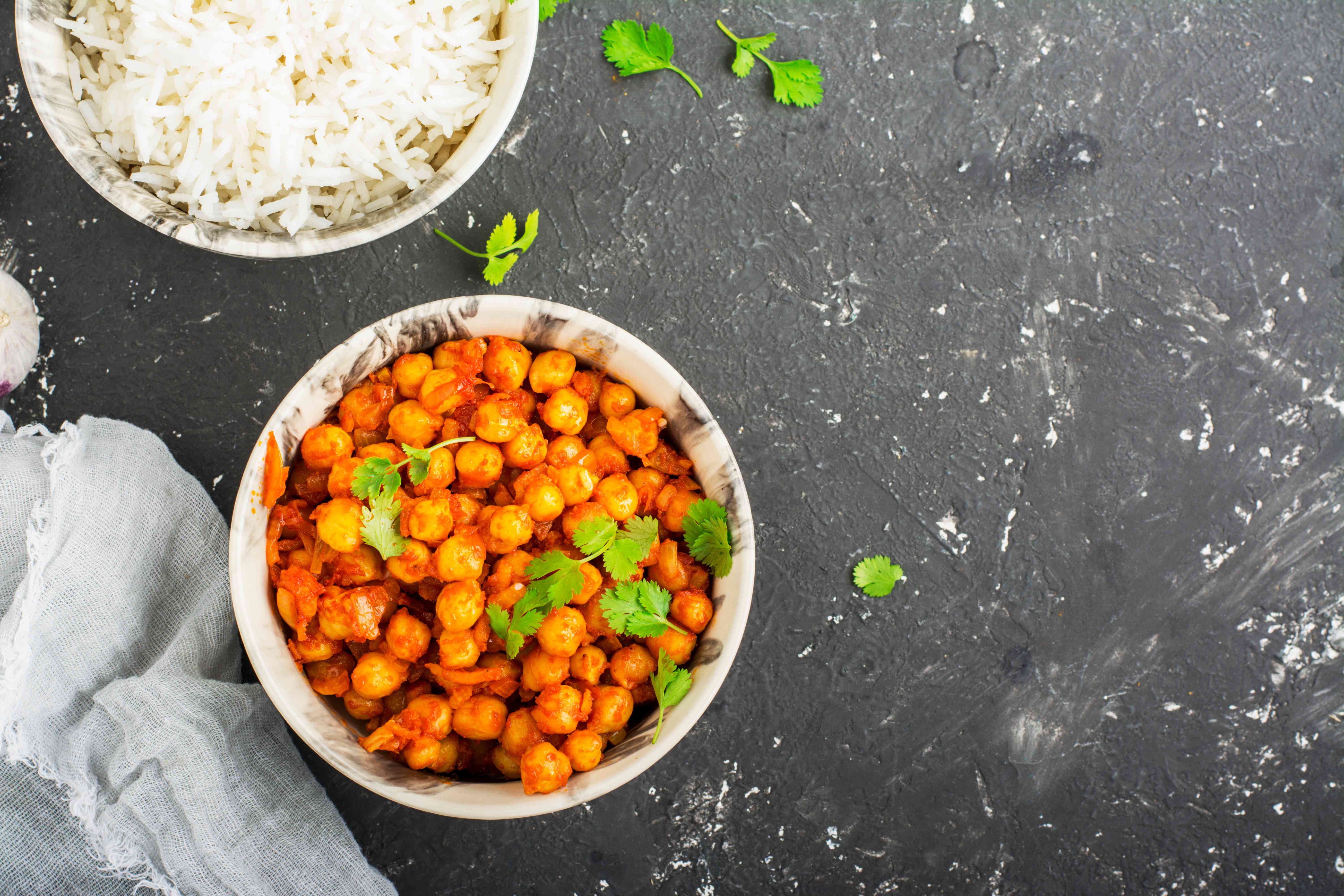 Curried Chickpeas