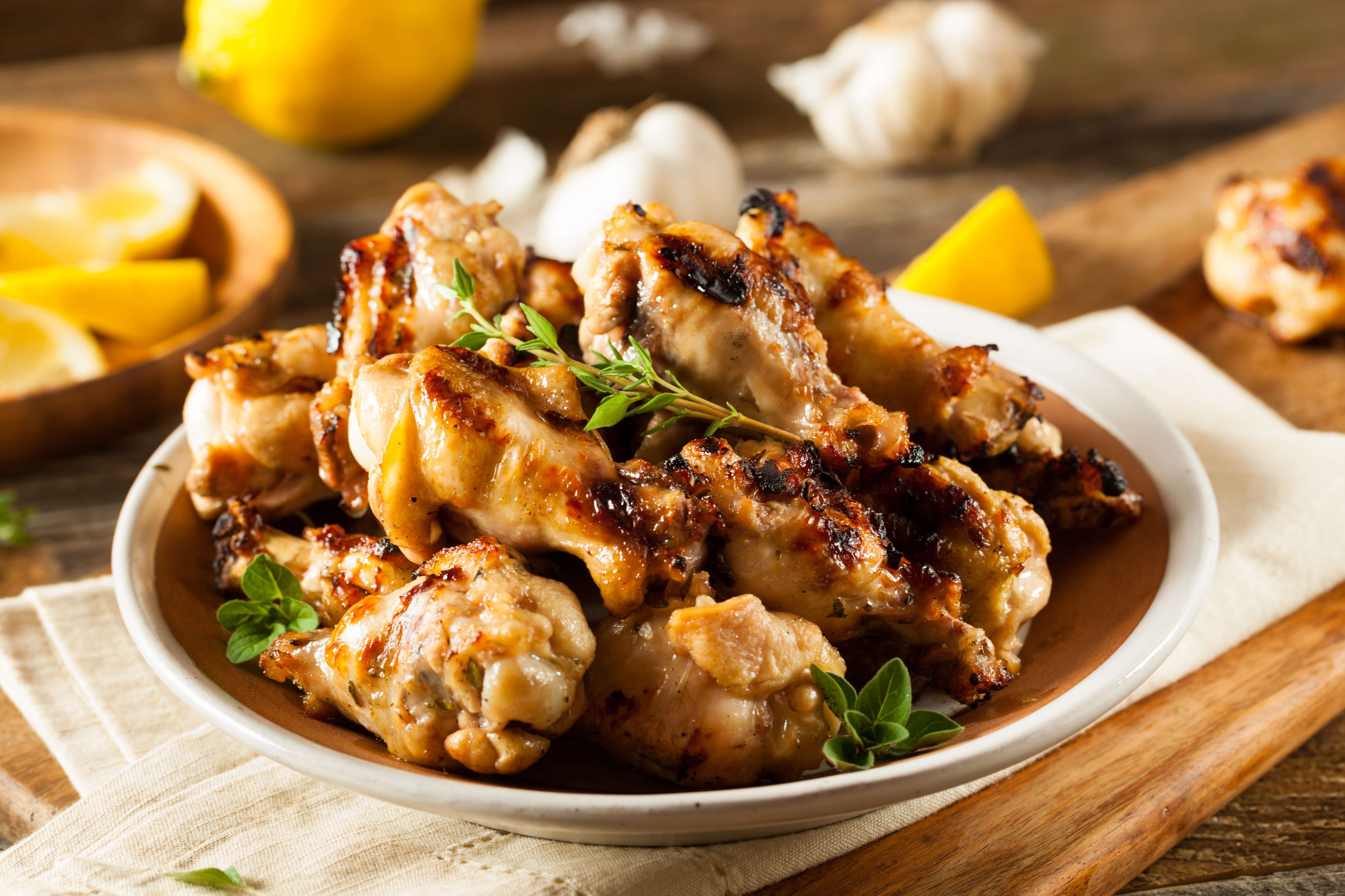 Mega Garlicky Chicken Wings + Za'atar Chicken Wings